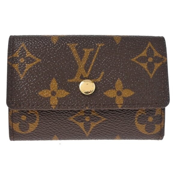 Louis Vuitton Monogram Porte Monnaie Plat Coin Case Wallet M61930 MI4047 165755 - Picture 8 of 12